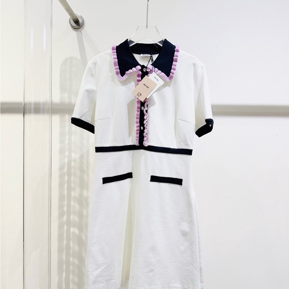 Miu Miu Dresses & Skirts - 🚩steal authentic Miu Miu Black and White Knit